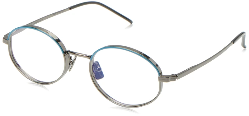 Italia Independent 5253 Sunglasses, Gun Metal and Sky Led, 49