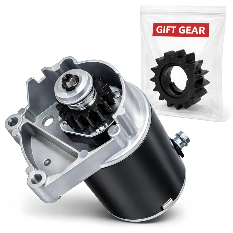 Starter Motor Replaces for Briggs Stratton 422707 460777 400707 42A777 42A707 42B707 400417 400777 402415 402437 402707 422437 422432 V Twin Lawn Mower 17HP 18HP 19HP 19.5HP 20HP 20.5HP 21HP 22Hp