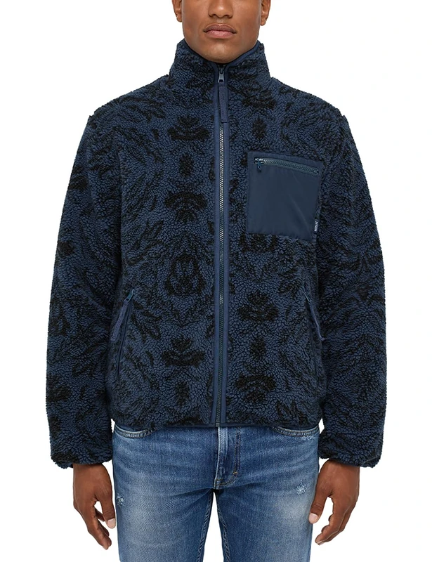 MUSTANG Style Daniel AOP JK Fleece, AOP_Men_Teddy Fleece 4135 12528, M - Image 1