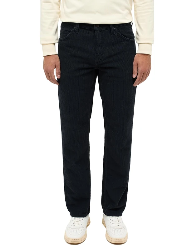 MUSTANG Men's Style Tramper Straight Jeans, Jet Black 4071, 32 W/34 L