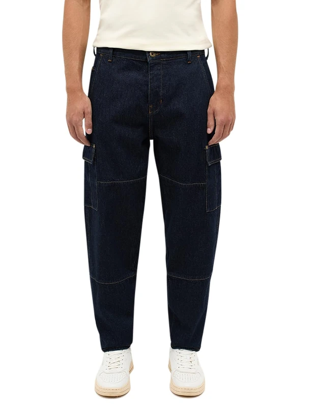 MUSTANG Men's Cargo Trousers Jeans, Blue, 29 W/32 L