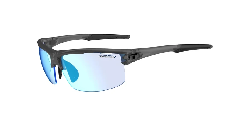 Tifosi Rivet Clarion Fototec Single Lens Sunglasses: Clarion Fototec lens, lightweight, UV protection, adjustable ear and nose pieces, shatterproof, hydrophilic rubber