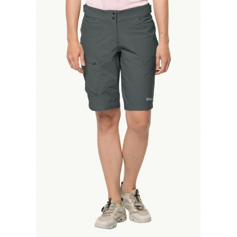 Jack Wolfskin Women's Tourer Shorts, Slate Green, 34 (EU)