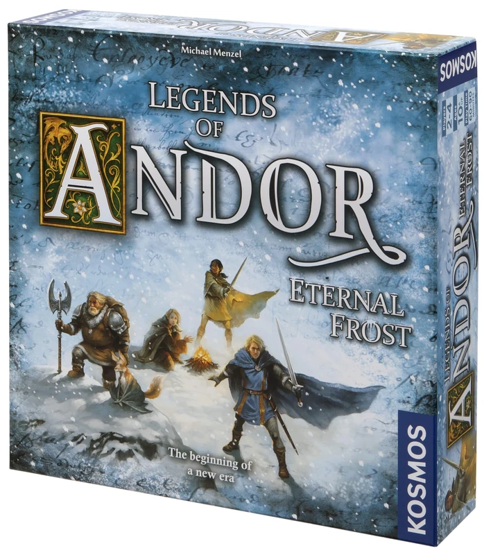 Thames & Kosmos Legends of Andor: Eternal Frost, Strategy Game, Cooperative Board Games for Game Night, Family Games for Adults and Kids, For 2 to 4 Players, Age 10+, Blue
