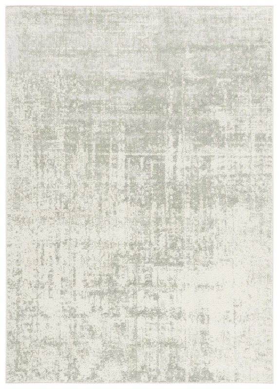 Safavieh Contemporary Rug for Living Room, Dining Room, Bedroom - Adirondack Collection, Short Pile, in Beige and Sage, 120 x 180 cm