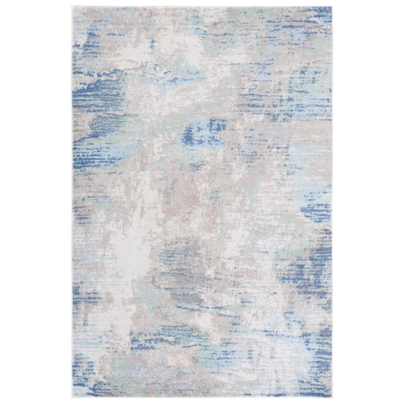 Safavieh Contemporary Rug for Living Room, Dining Room, Bedroom - Southampton Collection, Short Pile, in Beige, 61 X 91 cm
