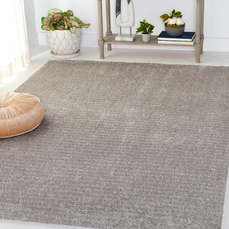 Safavieh Shaggy Rug for Living Room Dining Room Bedroom Tahoe Shag Collection High Pile Dark Grey 60 x 90 Inch