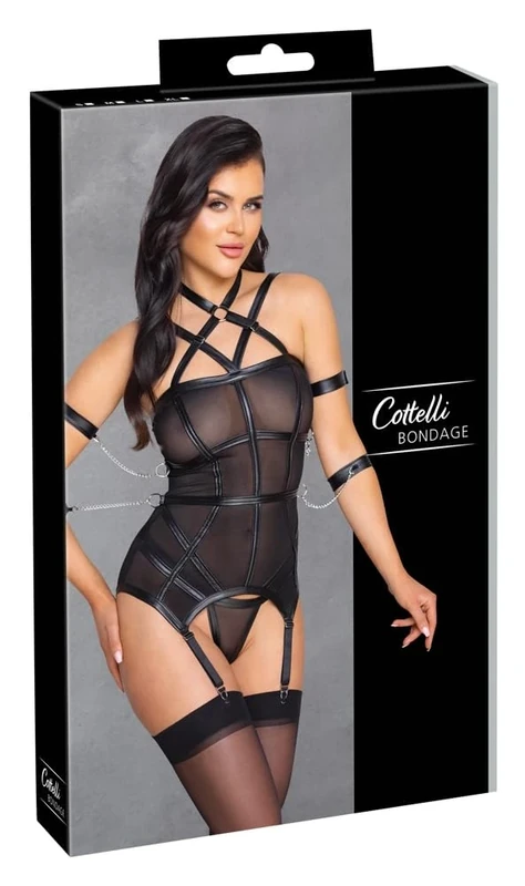 Orion Lingerie Suspender shirt-26329771051 Suspender Shirt Black XL