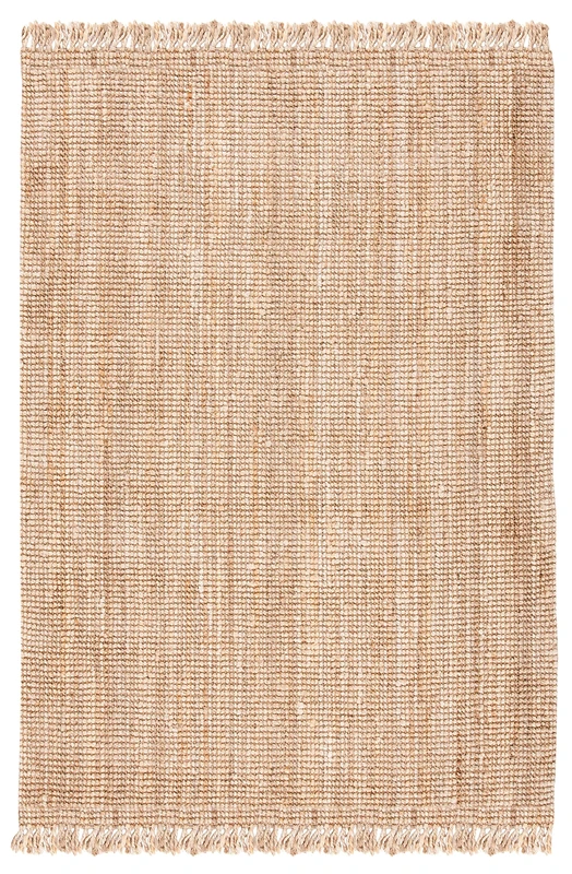 Safavieh Natural Fiber Rug for Living Room, Dining Room, Bedroom - Natural Fiber Collection, Short Pile, in Natural, 244 x 244 cm
