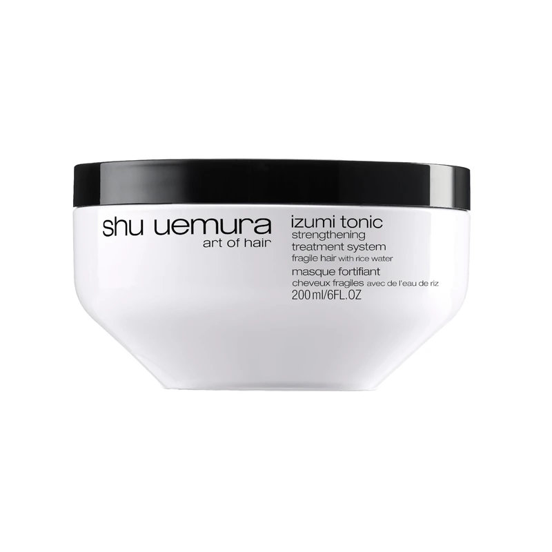 Shu Uemura, Strengthening Hair Mask Izumi Tonic, All Hair Types, Enriched with Rice Water, Shine & Thickness, 200 ml