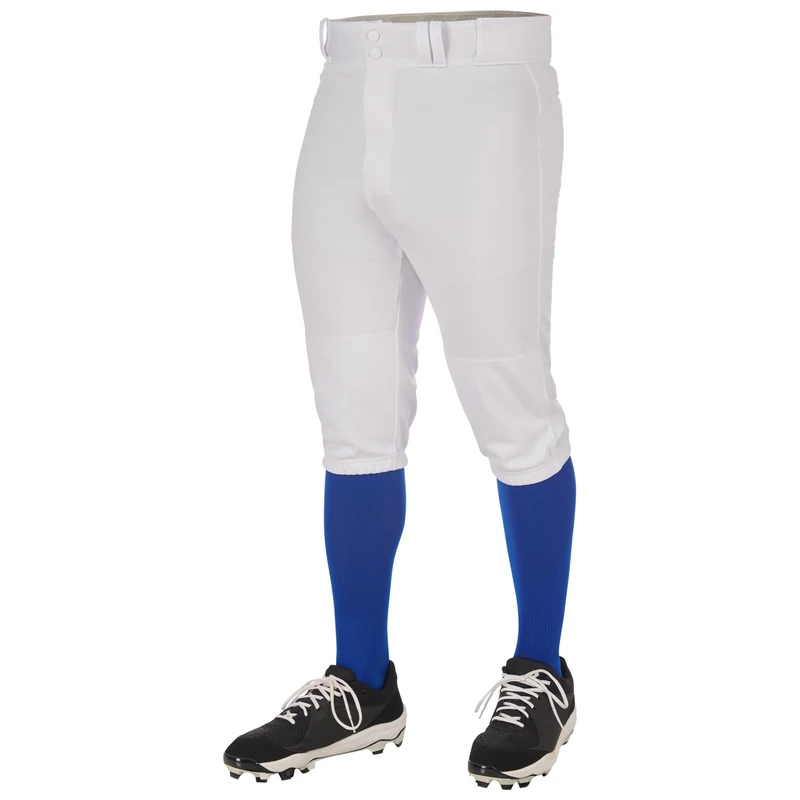 Champro Unisex's Triple Crown 2.0 Baseball Knickers Pants, White, X-Large - Image 1