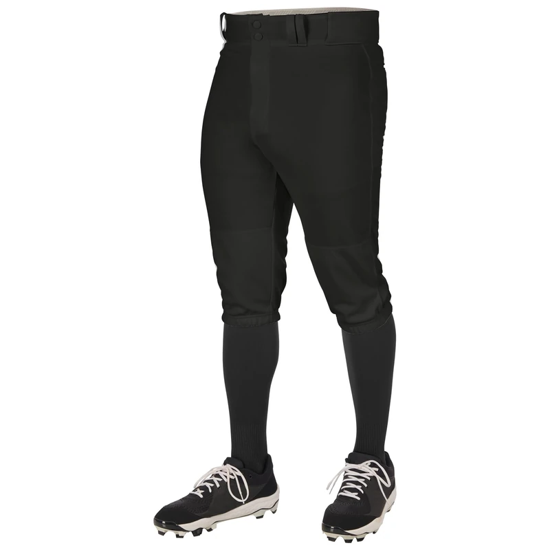 Champro Unisex's Triple Crown 2.0 Baseball Knickers Pants, Black, Large - Image 1