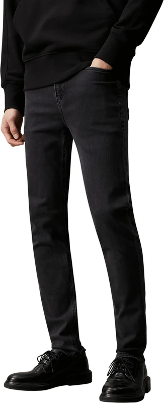 Calvin Klein Men’s Mid Rise Skinny Jeans, Grey (Denim Grey), 29W/32L