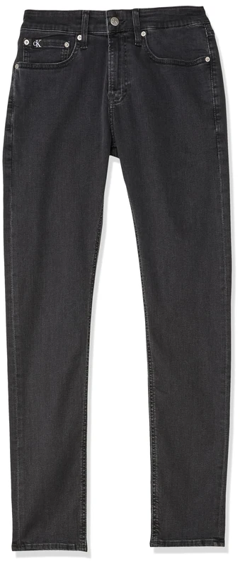 Calvin Klein Men’s Mid Rise Skinny Jeans, Grey (Denim Grey), 38W/32L