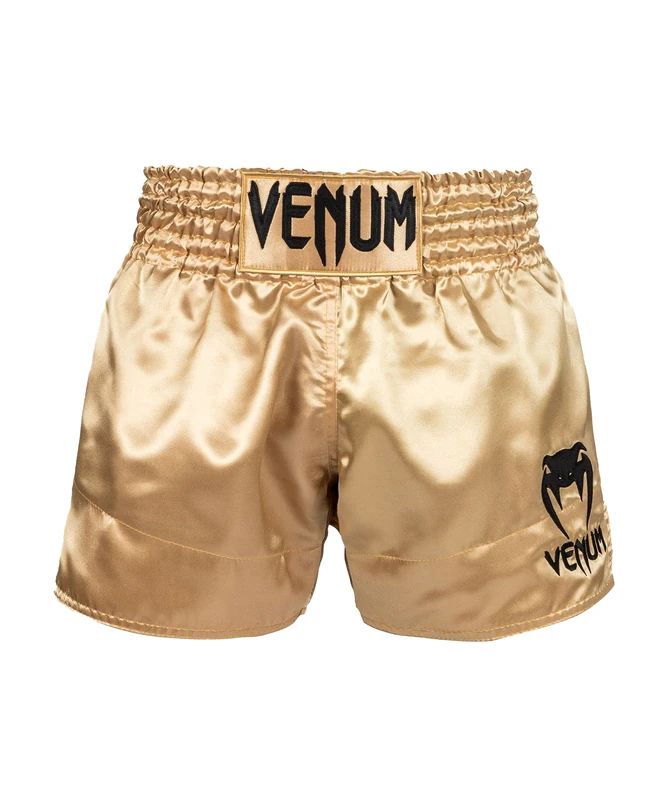 Venum, Classic Muay Thai Shorts, Men's, S, Gold/Black