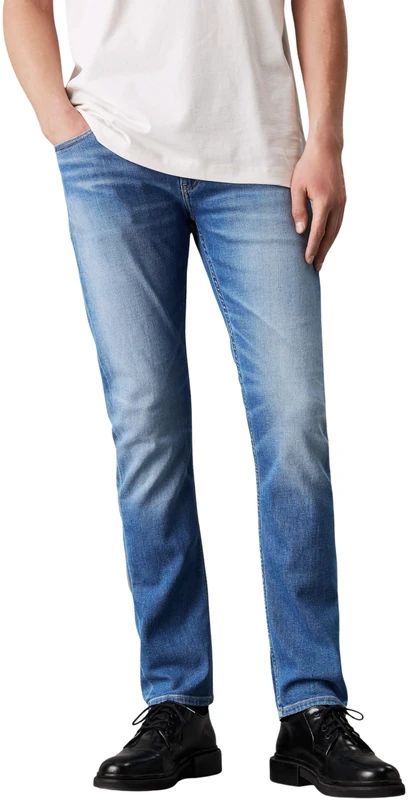 Calvin Klein Men’s Slim Fit Jeans, Blue (Denim Medium), 28W/30L
