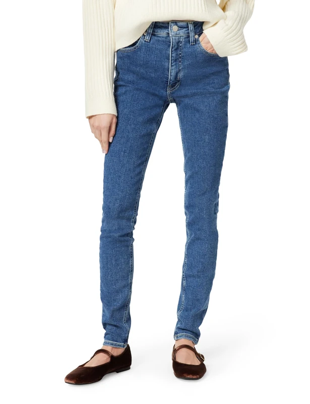 Calvin Klein Jeans Women's High Rise Skinny J20j221585 Pants, Denim (Denim Medium), 29W / 30L