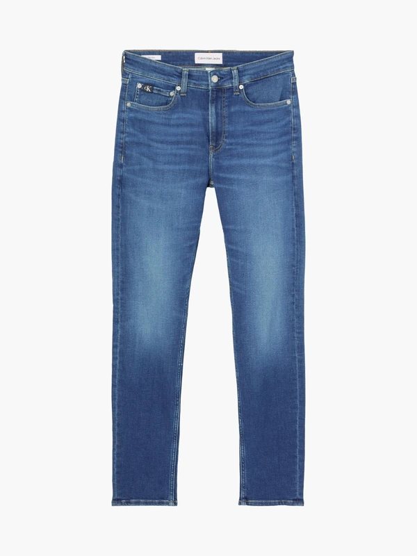 Calvin Klein Men’s Mid Rise Slim Taper Jeans, Blue (Denim Dark), 36W/32L
