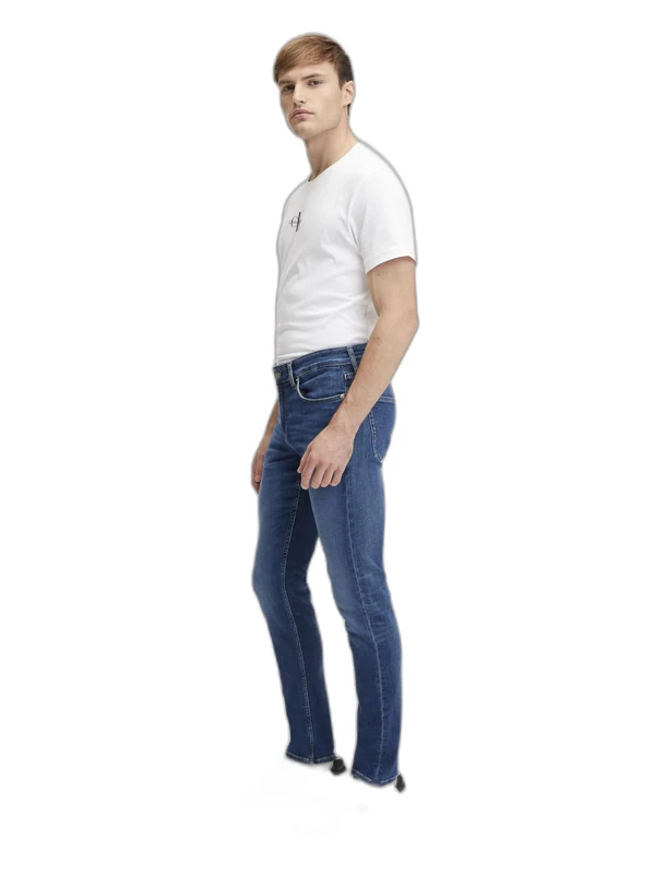Calvin Klein Men’s Slim Fit Jeans, Blue (Denim Dark), 28W/30L - Image 1