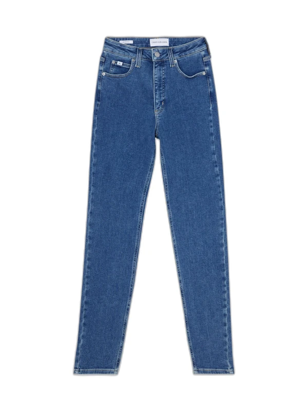Calvin Klein Jeans Women's High Rise Skinny J20j221585 Pants, Denim (Denim Medium), 24W / 32L