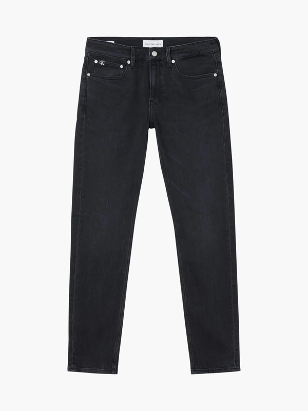 Calvin Klein Jeans Mens Slim Taper J30j323689 Pants, Denim (Denim Black), 36W / 32L UK