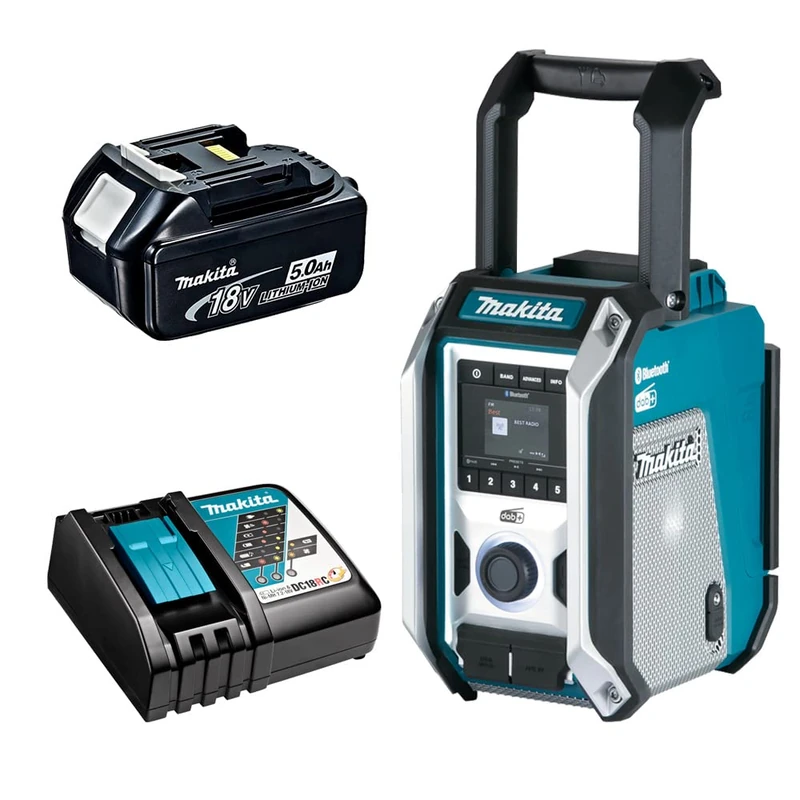 Makita DMR115 10.8-18V Li-Ion + 1 x DC18RC Charger + 1 x BL1850B