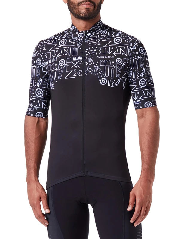 NALINI 02904501100C650.10 Seoul 1988 Men's T-Shirt Black/White Gears XL - Image 1