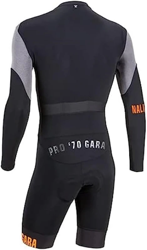 NALINI 02339801100C000.10 BLU SHORT LEGS SUIT Men's Body Black/gray L