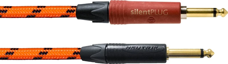 Cordial CABLES Guitar Cable 6 m Silent UV-Reactive Orange