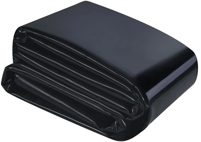 UWIOFF Pond Liner 15 x 20ft 20 mil Pond Liners for Outdoor Ponds, UV Resistant LDPE Fish Pond Liner for Backyard Koi Ponds, Pool, Water Features, Fountains, Waterfall and Water Gardens, Black