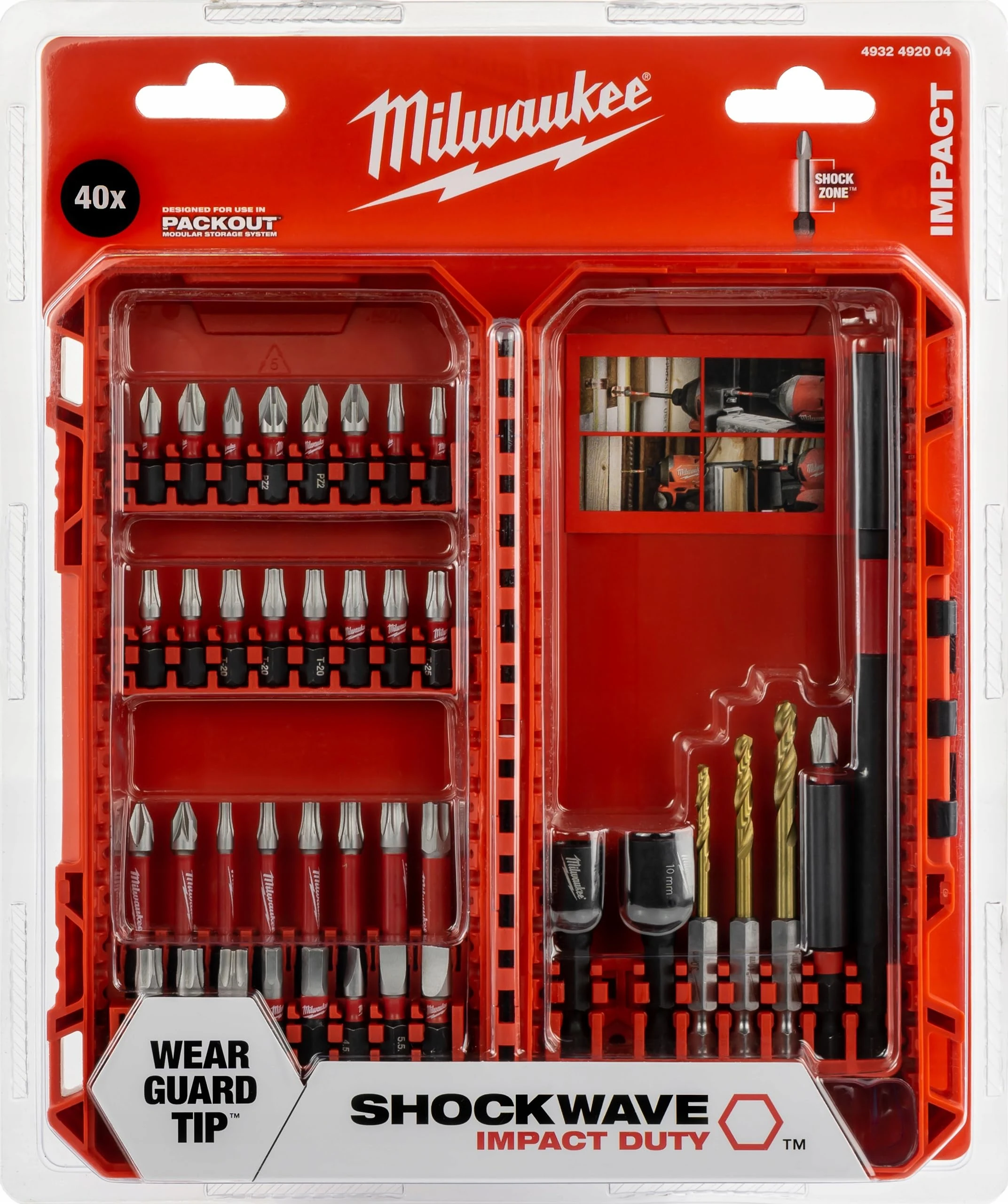 Milwaukee Shockwave Drill & Screw Set 40 Pieces