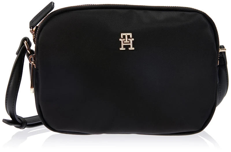 Tommy Hilfiger Women’s Poppy Crossbody Bag, Black (Black), One Size