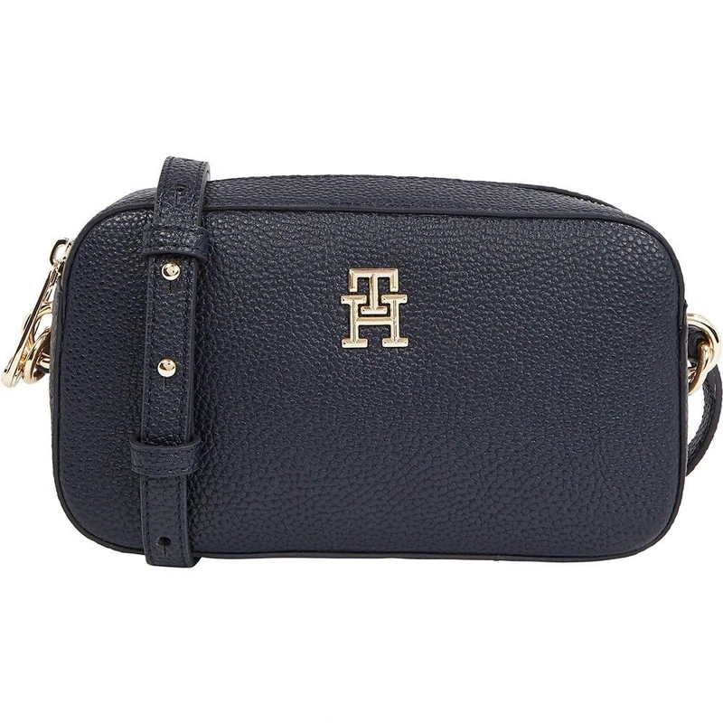 Tommy Hilfiger Women’s Small Emblem Crossbody Camera Bag, Blue (Space Blue), One Size