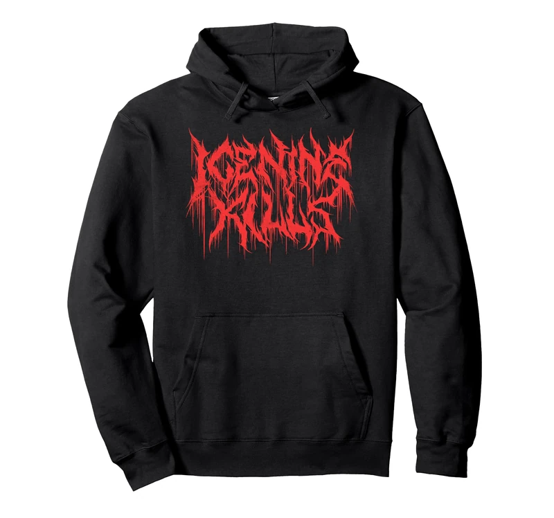 Ice Nine Kills Red Logo Front Back Pullover Hoodie