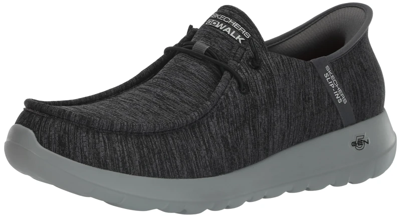 Skechers Men's Go Walk Max Free Hands Slip-ins Sneaker, Charcoal/Black, 11.5 - Image 1