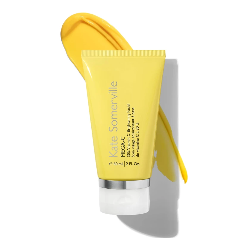 Kate Somerville Mega-C 30% Vitamin C Brightening Facial Face Mask – Hyperpigmentation, Face and Body Care, Clinical-Grade Skincare, 60 mL