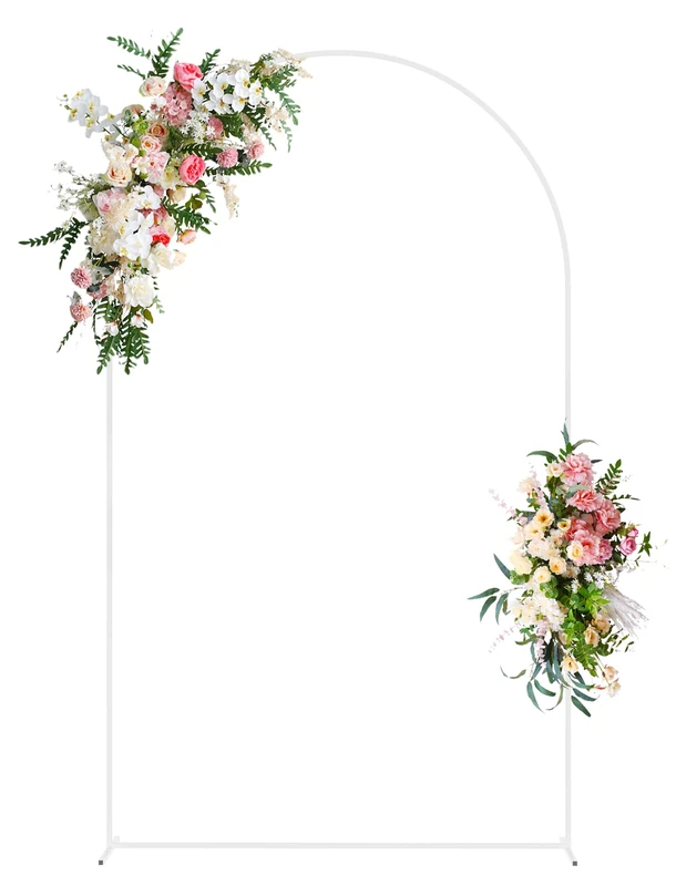 Wokceer 8 FT Metal Wedding Arch Stand for Ceremony & Party Decor - Image 1
