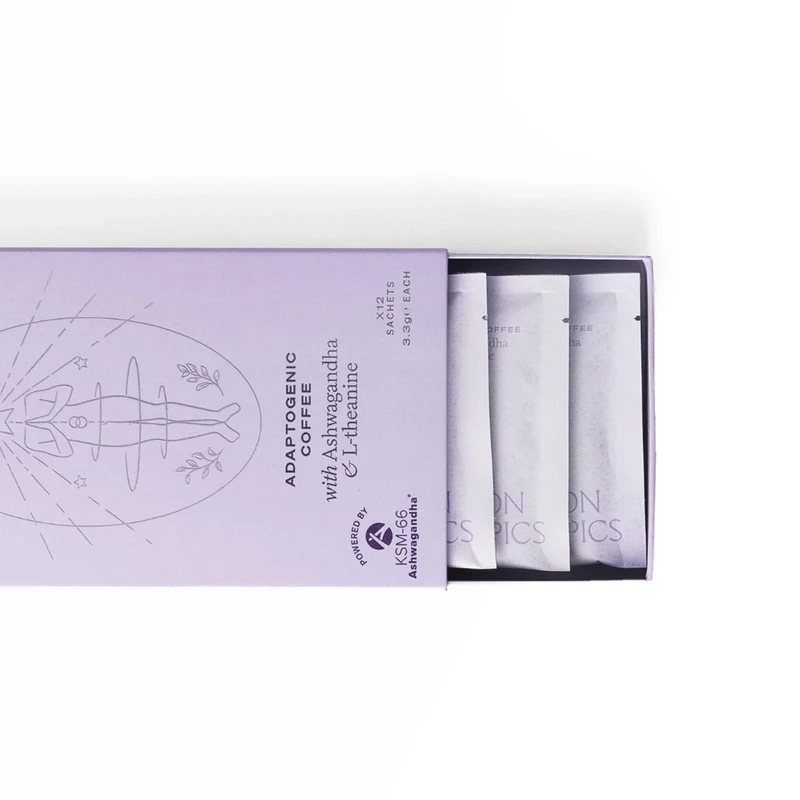 London Nootropics - Zen - Adaptogenic Mushroom Coffee with Ashwagandha & L-theanine - 12 Sachets