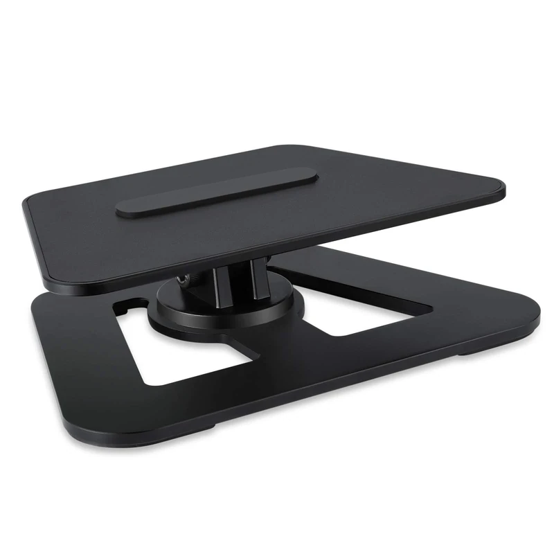 ERYUE Speaker Stand Compatible with Echo Show 8 Smart Speaker Aluminum Alloy Holder Bracket for Amazon Echo Show 8 Horizontal 360 Degree Rotation 24 Degree Tilt