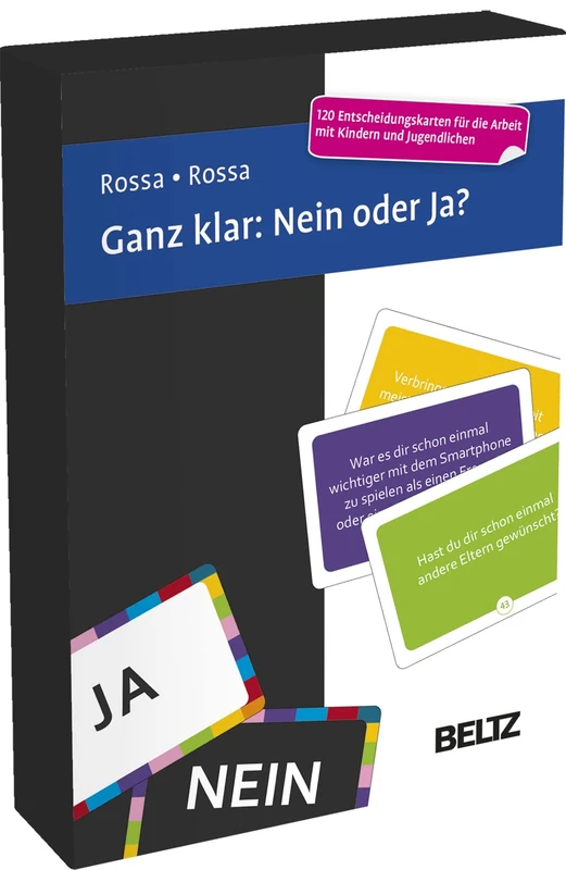 Ganz klar: Nein oder Ja?: 120 Entscheidungskarten. Kartenset für die psychotherapeutische und pädagogische Arbeit mit Kindern und Jugendlichen. Mit ... in stabiler Box, Kartenformat 5,9 x 9,2 cm - Image 1