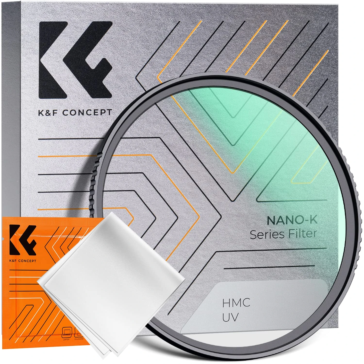 K&F CONCEPT 67mm UV Filter Ultra Slim Japan Optics Multi Coated Ultraviolet Protection Lens Filter with Cleaning Cloth (Nano-K Series)
