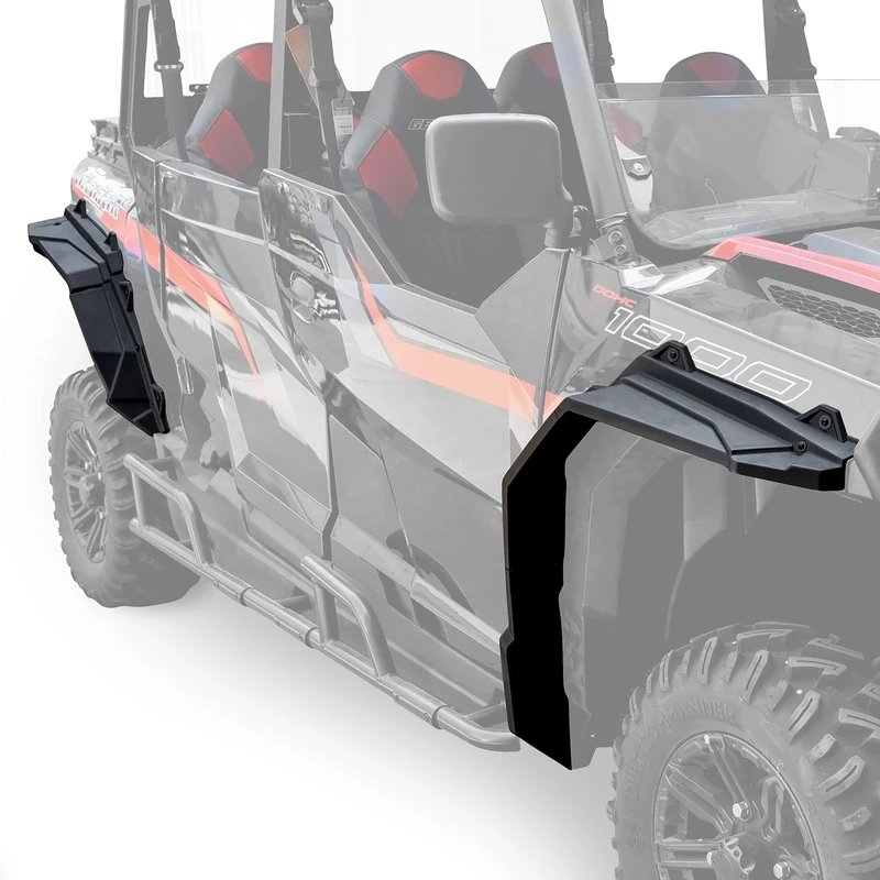 SAUTVS XL Fender Flares for Polaris General 1000/4 1000 2016-2024, Heavy Duty Front and Rear Mud Flaps Mud Guards Fender Flares for Polaris General 1000/4 1000 16-24 Accessories, Replace #2884220