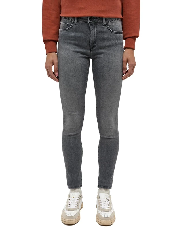 MUSTANG Women's Style Shelby Skinny Jeans, Dark Grey 401, 34W x 36L