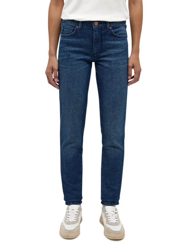 MUSTANG Women's Style Shelby Slim Jeans, Dark Blue 882, 32W x 38L