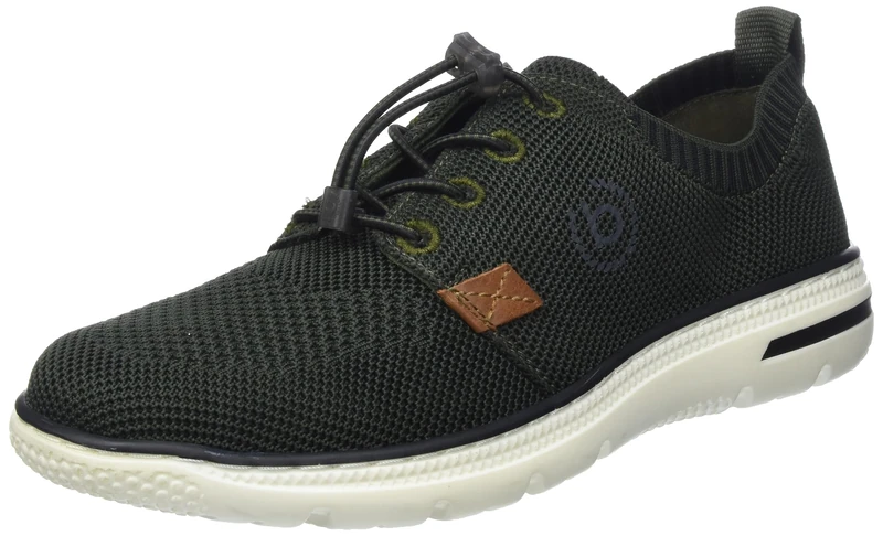bugatti Men's Lace-up Sneaker, Green, 6.5 UK