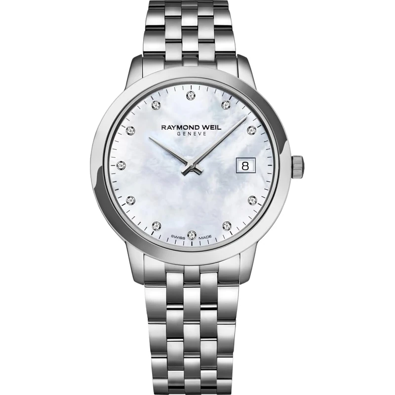 Raymond Weil Women's Analogue Swiss Quartz Watch with Stainless Steel Strap 5385-ST-97081