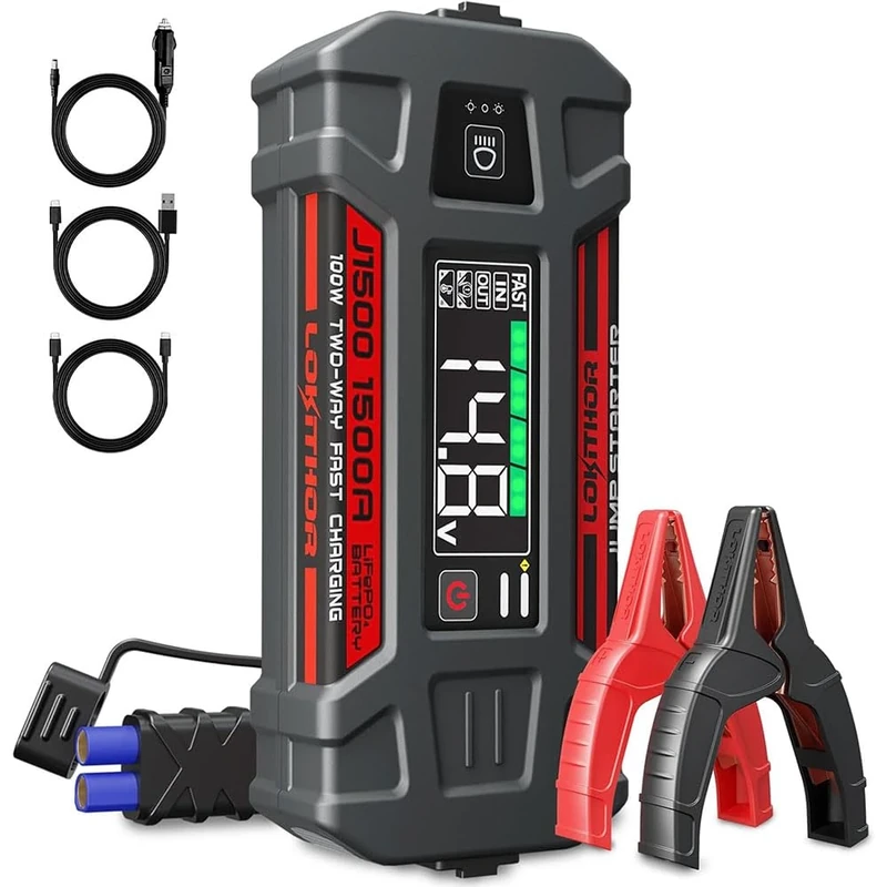 Powerbank/Jump starter Lokithor J1500-1000A 12V 46Wh - Image 1