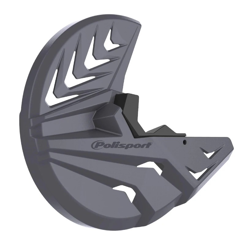 POLISPORT 8151100004 - Disc and Lower Fork Protection Made of Polypropylene Shock and Abrasion Resistant Compatible with Kawasaki Motorcycles in Grey