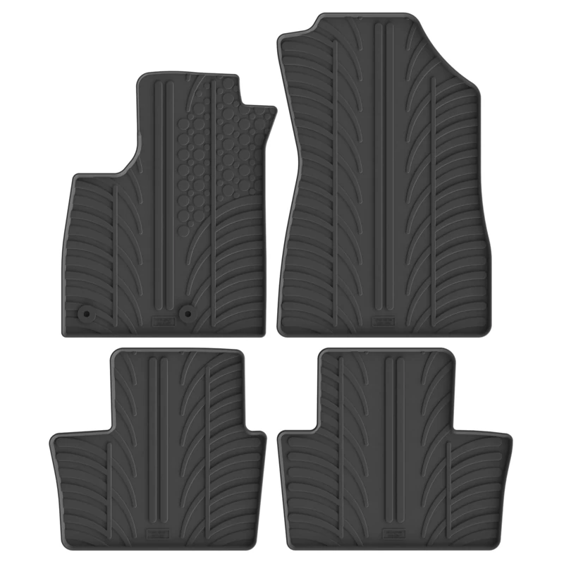 Gledring Rubber car mats set LHD compatible with Renault Austral MHEV 2022- (T profile 4-pieces)