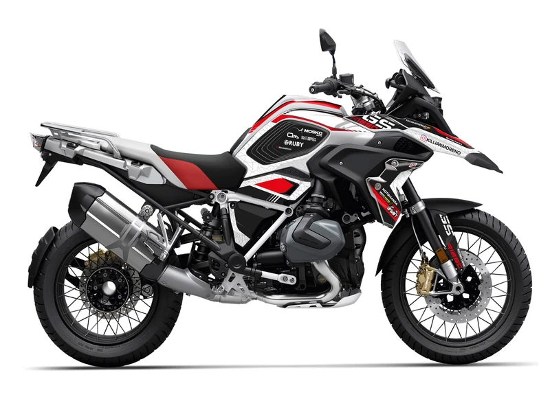 UNIRACING Decoration Protection Sticker Kit for BMW R1250GS 2023, Killian Replica - Image 1